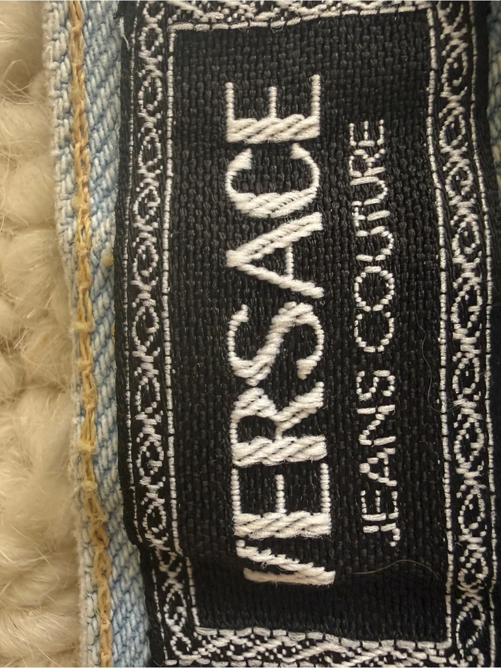 Versace denim shorts